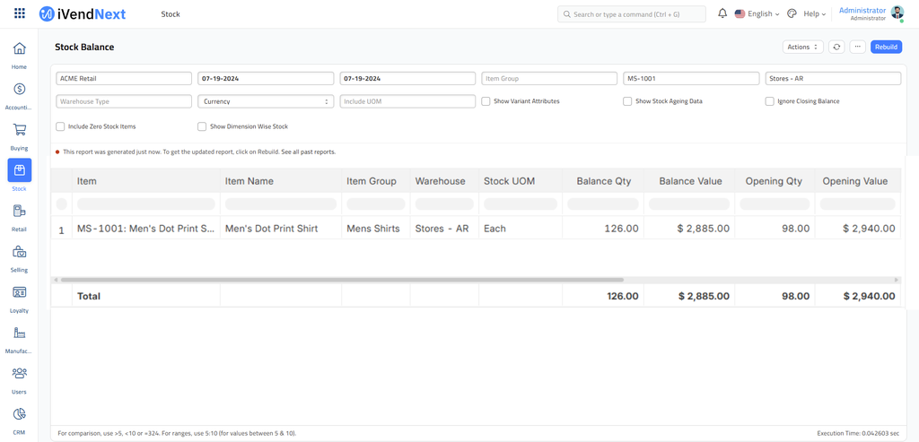 Quick Stock Balance4