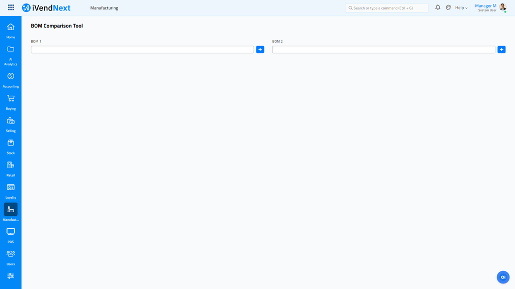 BOM Comparision Tool