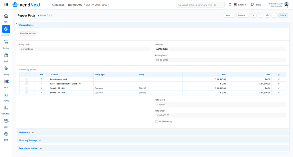 Journal Entry - Loan - Final
