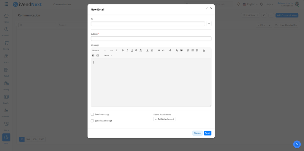 Communication List