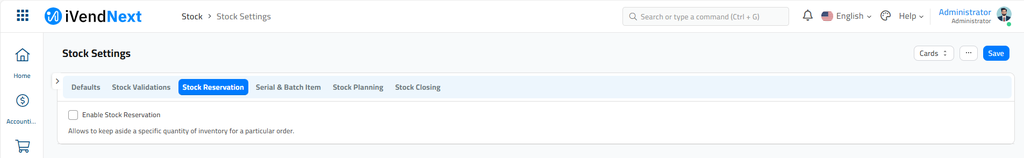 Stock Settings - Stock Reservations - Copy