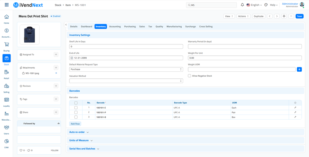UOM<em>Specific</em>Barcode