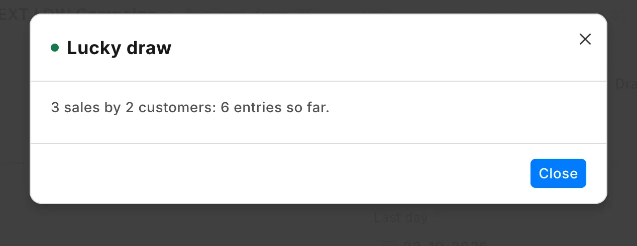 Count entries: 3 sales by 2 customers: 6 entries so far